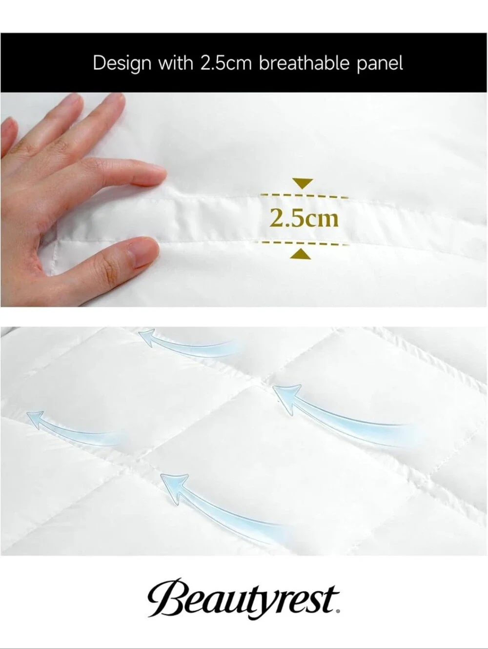 Beautyrest Goose Down Fiber Comforters King Size, Lightweight Blanket/Duvet Inse